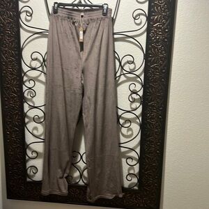Skims Velour Wide Leg Pant